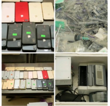 ৭৬ টি চোরাই মোবাইল ও দুই কার্টুন সিরিঞ্জসহ দুইজনকে গ্রেফতার করেছে ডিবি।