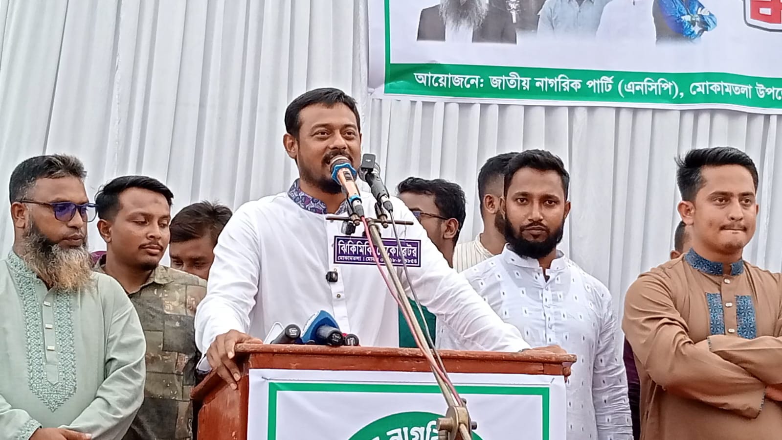যারা সরকারে আসে তারা ছেলের-নাতির নামে রাস্তা তৈরি করে: মোকামতলায় নাছির উদ্দীন পাটোয়ারী